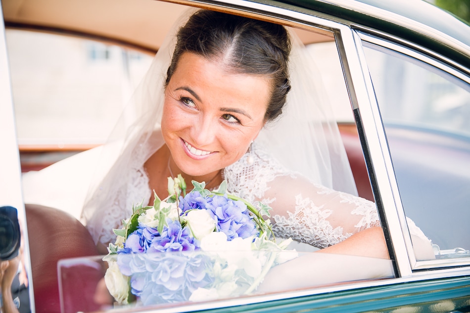 la mariée en voiture