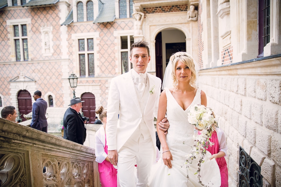 les mariés à la mairie d'Orléans